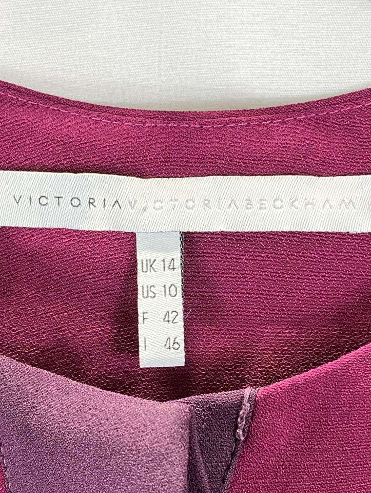 Vestido Victoria Beckham para mujer colorblock talla 10 Foto 3 de 4