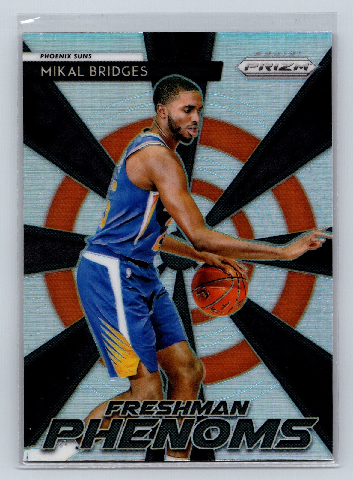 2018-19 Panini Prizm #16 Mikal Bridges Freshman Phenoms Silver