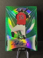 Josh Jung 2019 Leaf Valiant Green Prismatic 49/99  #BA-JJ1 Auto
