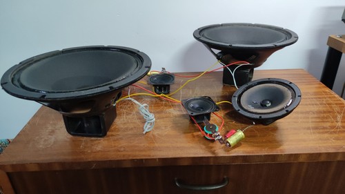 Peerless Alnico 10" Drivers + mids & tweeters * Vintage HiFi Speakers* See Video - Picture 12 of 22