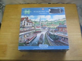 Gibsons 500 XL Piece Jigsaw Puzzle "YE OLDE MILL TAVERN" DEREK ROBERTS