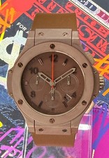 Hublot Big Bang 44mm Chocolate Ceramic Chronograph 301.CC.3190.RC Full Set