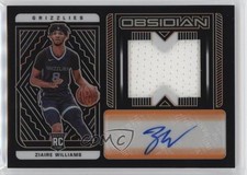 2021 Obsidian Rookie Jersey Electric Etch Orange 20/35 Ziaire Williams Auto 0rd2
