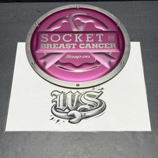 Snap-on Tools Collectible Socket To Breast Cancer Wall Sign