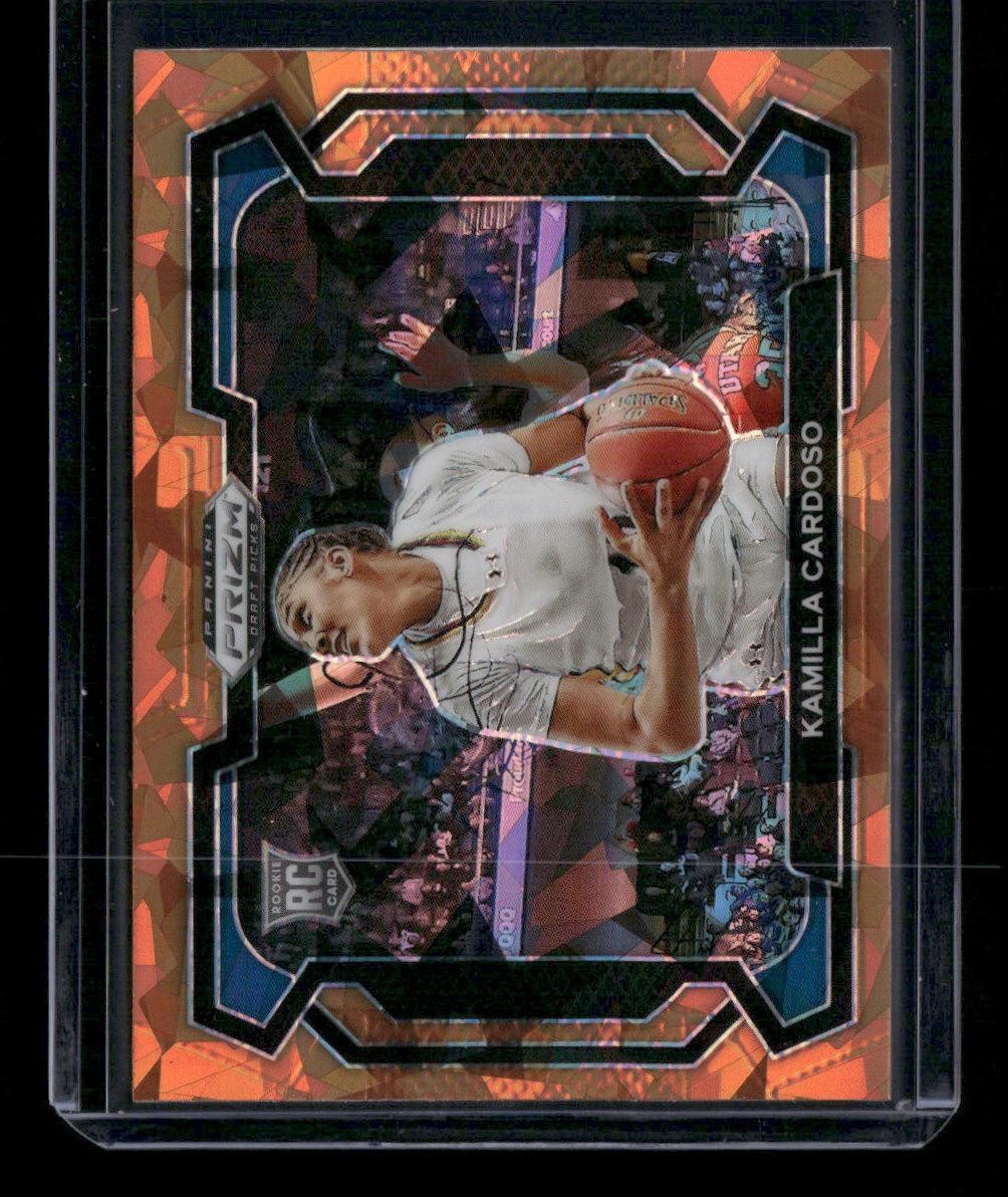 2024 Prizm Draft Picks #59 Kamilla Cardoso - Variation - Orange Ice - RC - 16643