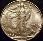 1934-P Walking Liberty Half Dollar Choice Original AU/BU