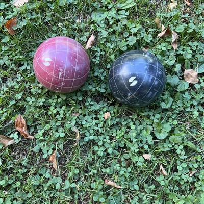 Bocce Ball Replacement 4''  Burgundy or Black - Which One Do You Need