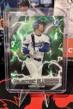 2026 Bowman SHOHEI OHTANI Electric Sluggers Green Mojo Refractor /99 Dodgers