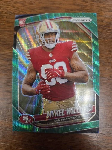 2025 Panini Prizm Football Green Wave Mykel Williams #304