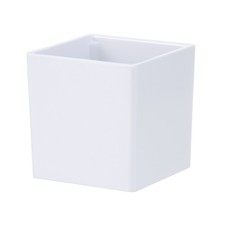 Cal-Mil CalMil C1432BODY 4 in x 4 in White Melamine Jar