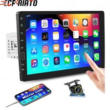 9" Single 1DIN Touch Screen Car Stereo Radio Bluetooth FM Mirror Link MP5 Camera