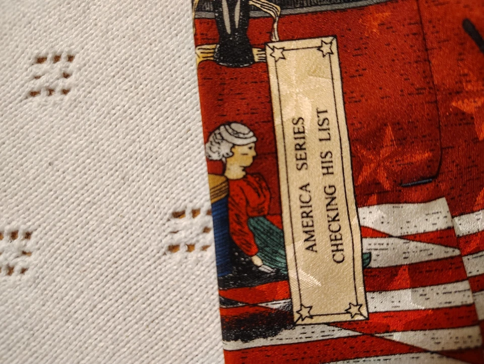 Corbata Navidad Santa Seda Hombres TANGO MAX RAAB 4W 60L América Informal Fiesta Foto 3 de 4