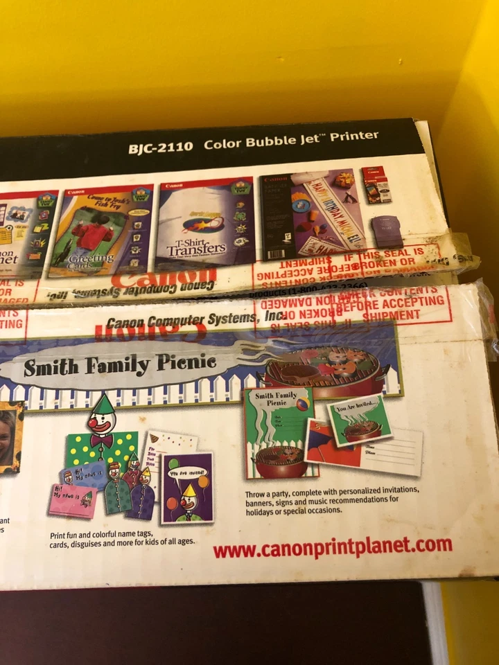 New In Box 2001 Canon BJC-2110 Color Bubble Jet Printer Printmaster - Image 3 of 4