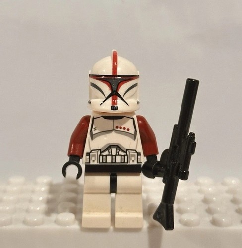 Lego Star Wars Minifig CloneCaptain red Phase 1 sw0492 75021 (read description!)