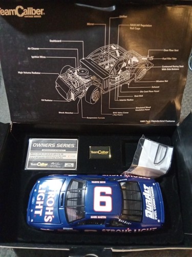 MARK MARTIN #6 STROH'S LIGHT 1/24 TEAM CALIBER OWNERS SERIES 1989 THUNDERBIRD