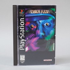 Vintage Sony PlayStation Cyber Sled video game box