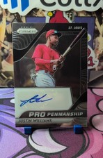 2020 Panini Prizm - Pro Penmanship Justin Williams #PP-JW (AU, RC)
