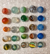Vintage Marbles Mixed Lot of 25  15 