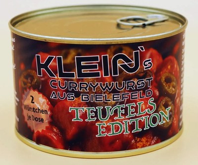 Klein s Currywurst Teufels Edition - mit feurigen Jalapenos - Fertiggericht