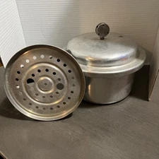VTG MIRRO-MATIC 4qt Aluminum PRESSURE COOKER 394M 456 4 Piece With GD Gasket