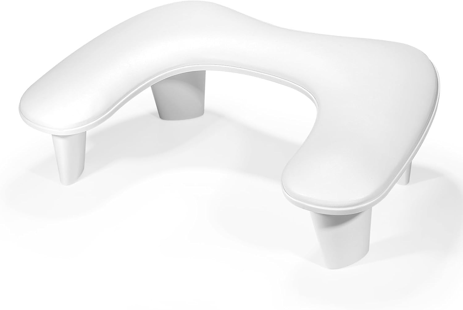 Nail Arm Rest Hand Pillow: U-Shape Manicure PU Leather Hand Rest for Salon