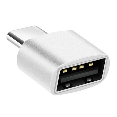 Avizar, MacBook Adapter USB-C Stecker auf USB 2.0 Buchse 480 Mbps, Silber