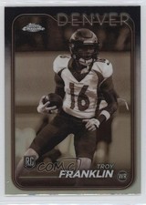 2024 Topps Chrome Rookies Sepia Refractor Troy Franklin #215 0nr3