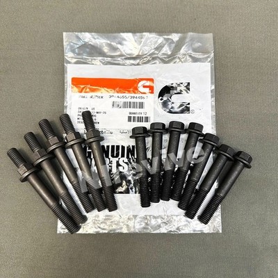 3944655 12X Exhaust Manifold Bolts Studs For Dodge Ram 5.9 6.7 Cummins 03-19