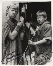 JEREMY BULLOCH and ROBBIE BULLOCH - Robin Of Sherwood - SWAU Certified