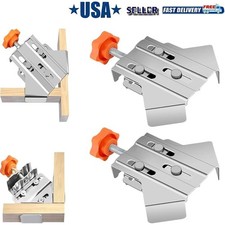 2/4Pcs 90&deg; Corner Clamp, Multipurpose Stainless Steel T-Shaped Right Angle Clamp