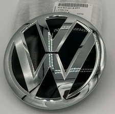 OEM VW Front Grille Emblem Fits Most Passat 2016-18 Exc. W/PreCrash/AutoBrks