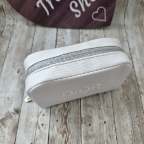 NEW DIOR Beauty White Makeup Bag Cosmetics Pouch without box - Picture 3 of 9