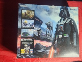 PS4 Console 500GB Star Wars Battlefront Darth Vader Edition Plus 4 Games TESTED