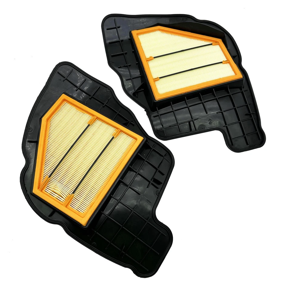 Nuevo par de filtros de aire del motor izquierdo y derecho para BMW 550i 650i 750i 750Li X5 X6 4,4 L Foto 3 de 4