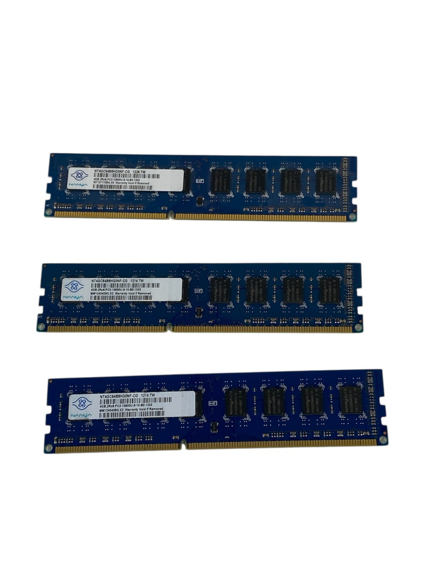 Nanya 4GB 2Rx8 Desktop Memory RAM NT4GC64B8HG0NF-CG PC3-10600U