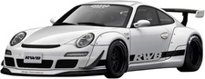 ignition model 1/18 Porsche 911 RWB 997 GT3 White IG3779