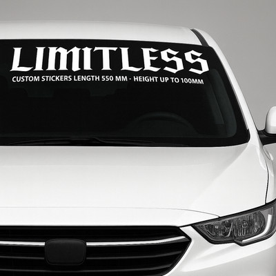 GROSSER INDIVIDUELLER TEXT VINYL AUFKLEBER PERSONALISIERT AUTOAUFKLEBER WERBUNG