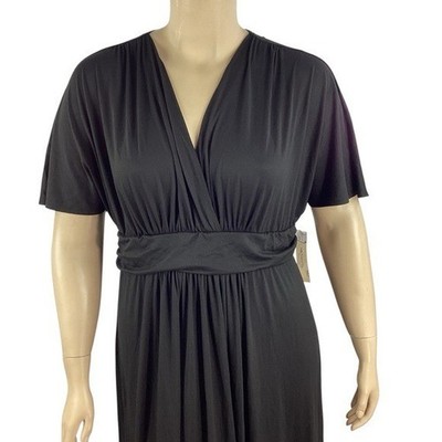 chinese dress ladies Kiyonna Women's Plus Size Vienna Maxi Dress | Long Casual Dress with  Sleeves for Special Occasions, Weekend, or Vacation main image 0