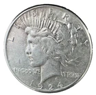 1924-S Peace Dollar XF/AU 90% Silver US Coin # 58