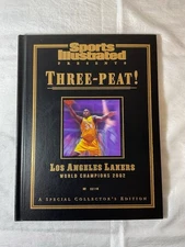 LOS ANGELES LAKERS ~ THREE-PEAT NBA Champions 2002 Book by Sports Illustrated