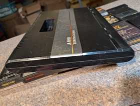 Atari 7800 Console With 16 Games Tested Defender  Space Invaders Xevious