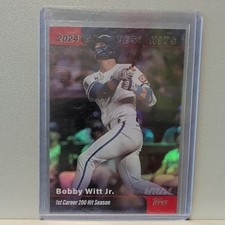 2025 Topps Series 1 2024 Red /5 Greatest Hits Bobby Witt Jr. Kansas City Royals 