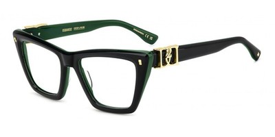 Dsquared2 D2 0172 Green 53/18/145 Damen Brillen