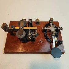 Antique J.H. Bunnell & Co. NY USA Telegraph Sounder Relay Morse Code