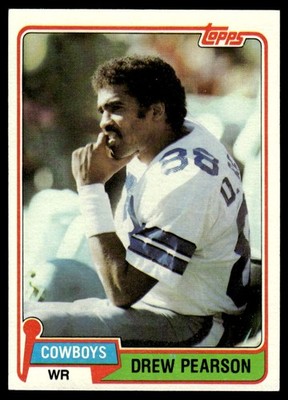 1981 TOPPS DREW PEARSON E DALLAS COWBOYS #95