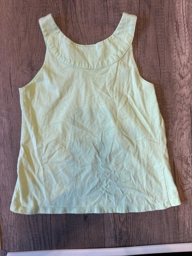 Vintage 2000s Y2K Ariel Disney Princess Tank Top Shirt Green Size 7/8 - Picture 3 of 4