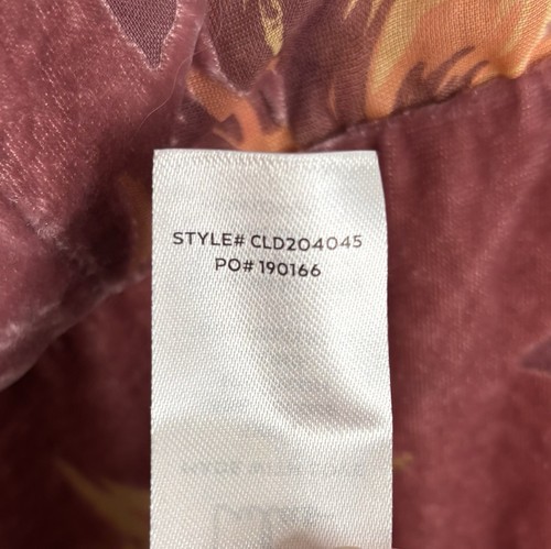 NEW Lulu's Real Allure Floral Burnout Velvet Strapless Maxi Dress M Pink 1521 - Picture 7 of 10
