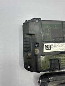 WonderSwan Clear Black Console Screen Damage Works Still