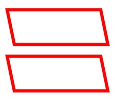 Kit contrassegni adesivi, 2 pz - Trasporto merci conto terzi