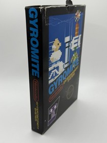 Gyromite Matte Sticker Seal First Production NES Complete CIB
